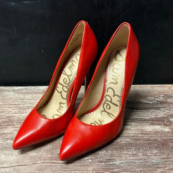 Sam Edelman Shoes Sam Edelman Vguc Red Danna Pointed Toe